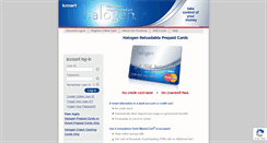 Desktop Screenshot of halogenprepaid.com