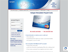 Tablet Screenshot of halogenprepaid.com